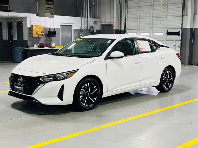 2024 Fresh Powder Nissan Sentra SV FWD Sedan