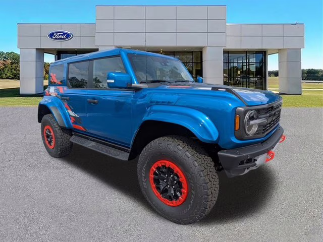 2026 Blue Ford Bronco Raptor 4X4 Convertible