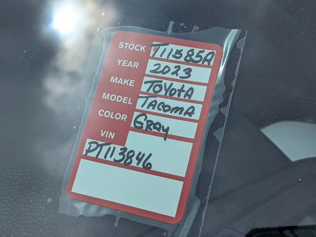 2023 Magnetic Gray Metallic Toyota Tacoma 4WD SR5 4X4 Truck