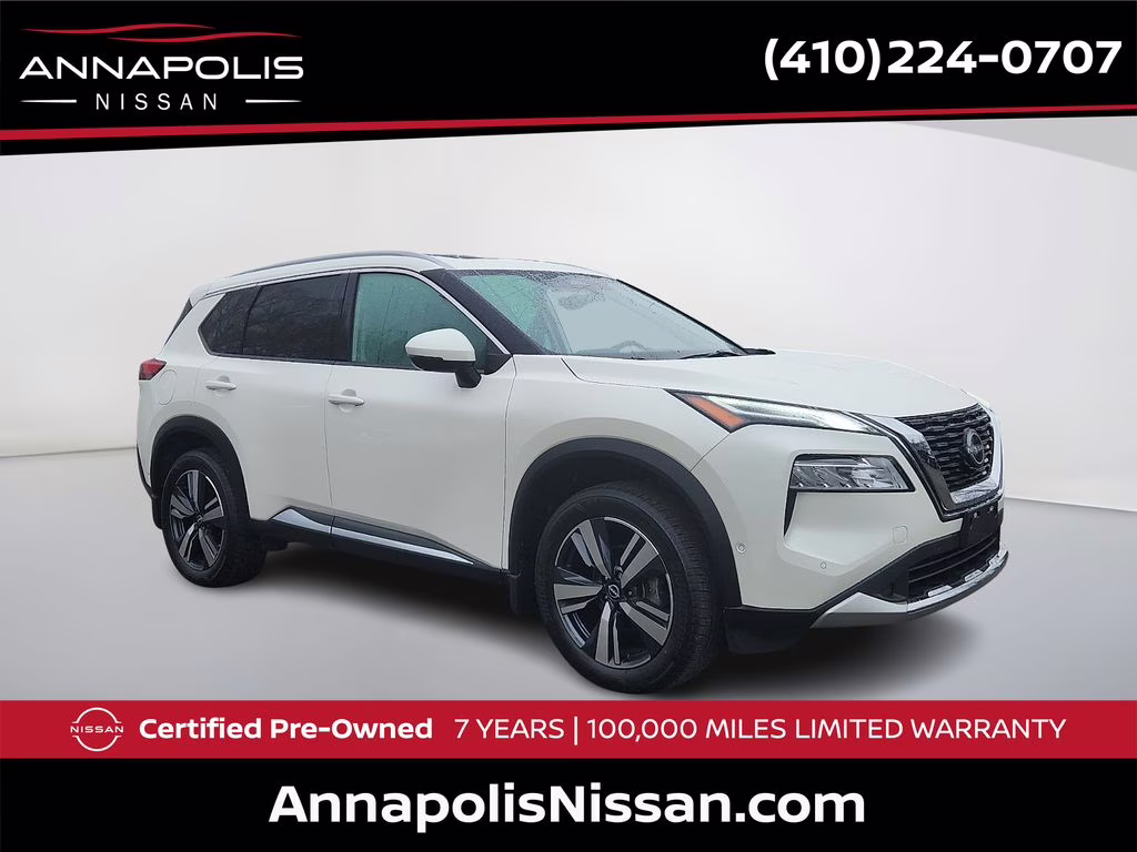 2023 Pearl White Tricoat Nissan Rogue Platinum AWD SUV