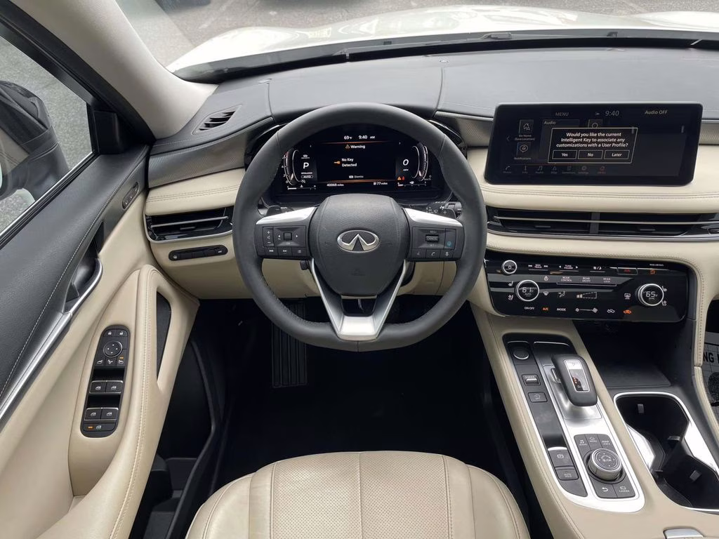 2023 Majestic White INFINITI QX60 LUXE AWD SUV