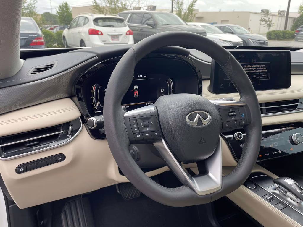 2023 Majestic White INFINITI QX60 LUXE AWD SUV