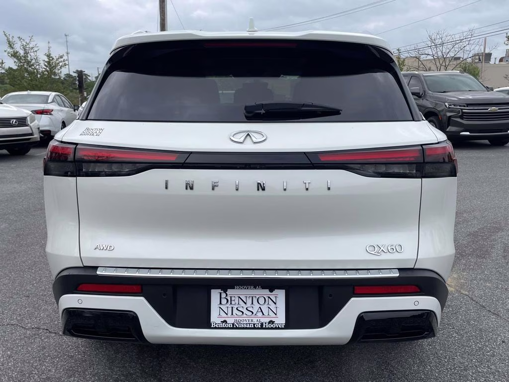 2023 Majestic White INFINITI QX60 LUXE AWD SUV