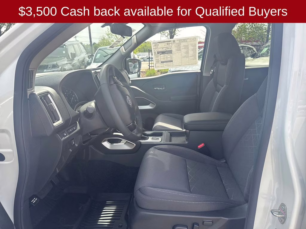 2026 Glacier White Nissan Frontier SV 4X4 Truck