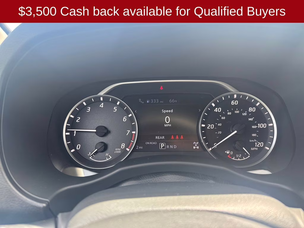 2026 Glacier White Nissan Frontier SV 4X4 Truck