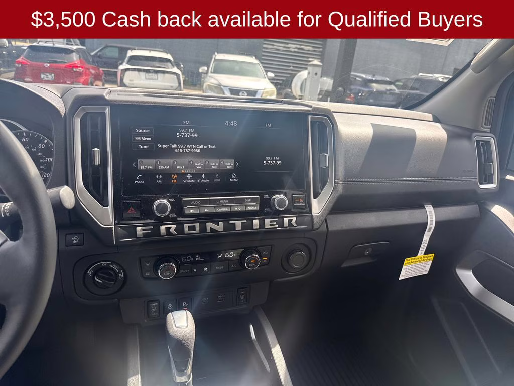 2026 Glacier White Nissan Frontier SV 4X4 Truck