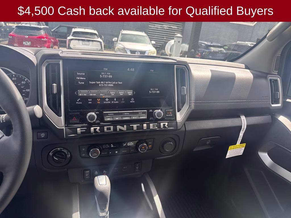 2026 Glacier White Nissan Frontier SV 4X4 Truck