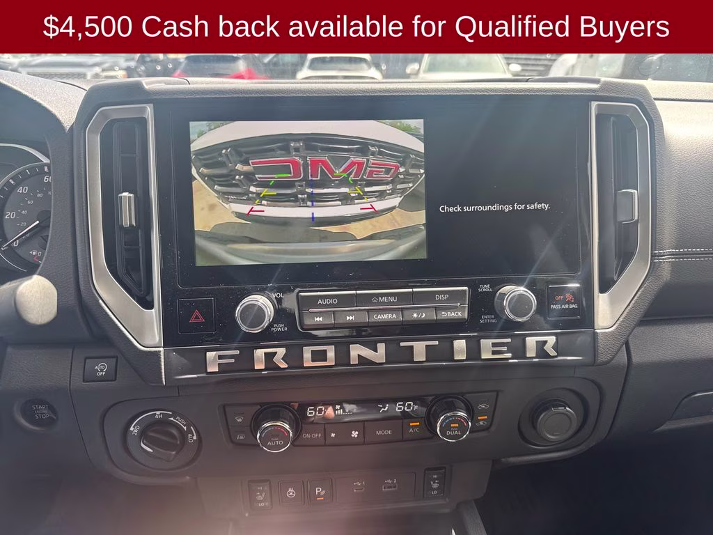 2026 Glacier White Nissan Frontier SV 4X4 Truck