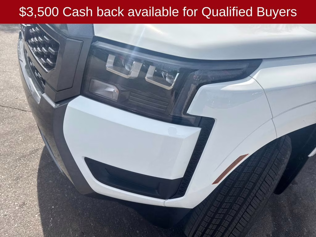 2026 Glacier White Nissan Frontier SV 4X4 Truck