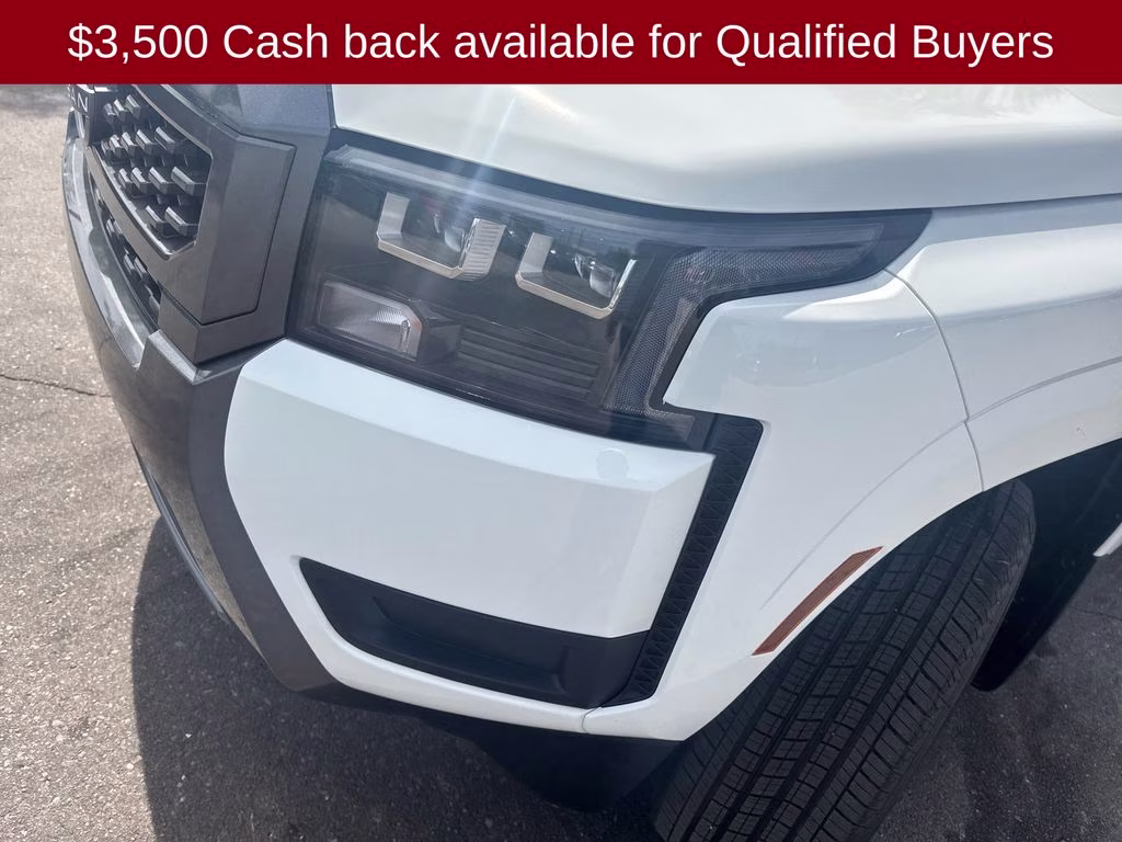 2026 Glacier White Nissan Frontier SV 4X4 Truck