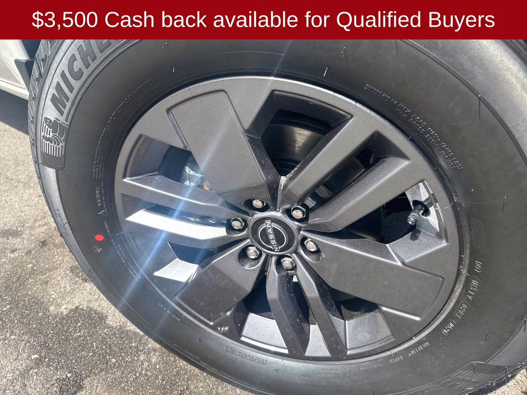 2026 Glacier White Nissan Frontier SV 4X4 Truck