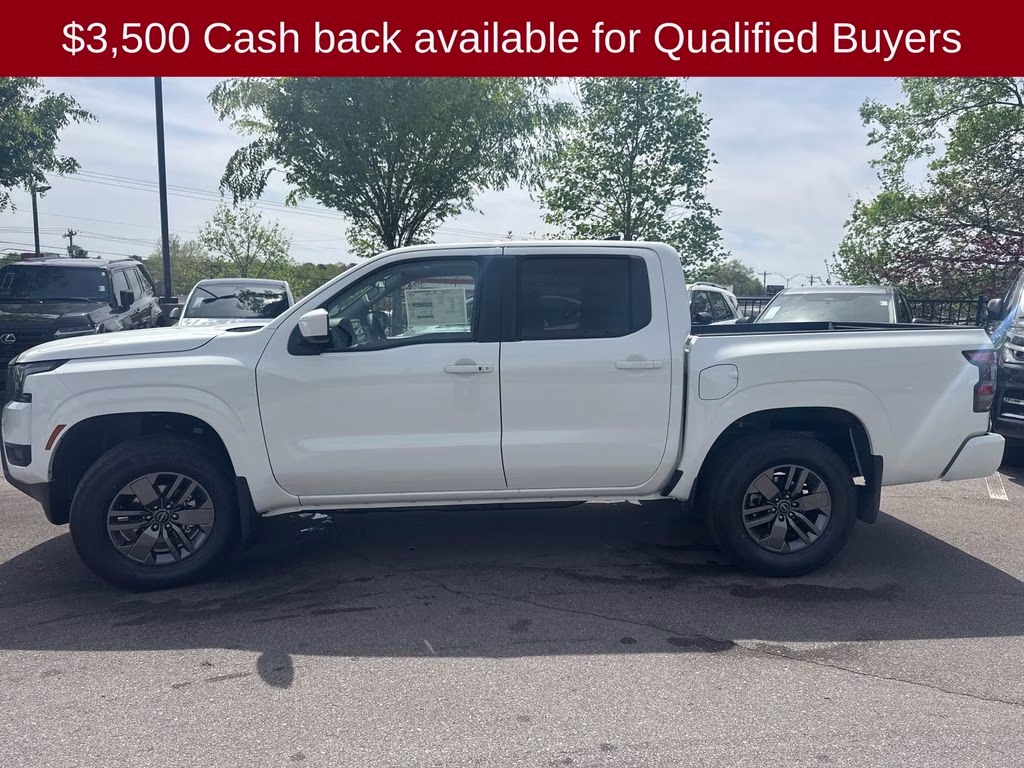 2026 Glacier White Nissan Frontier SV 4X4 Truck