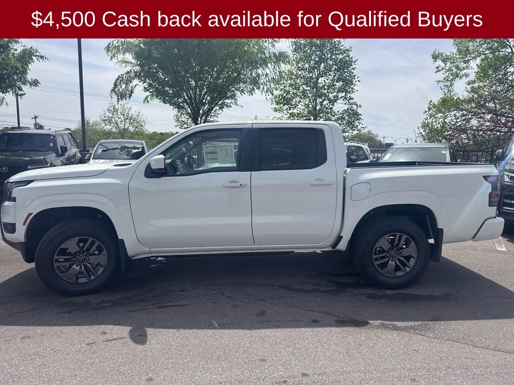 2026 Glacier White Nissan Frontier SV 4X4 Truck