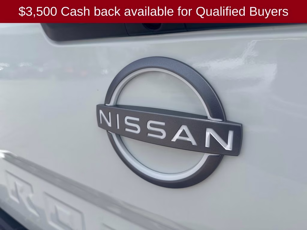 2026 Glacier White Nissan Frontier SV 4X4 Truck