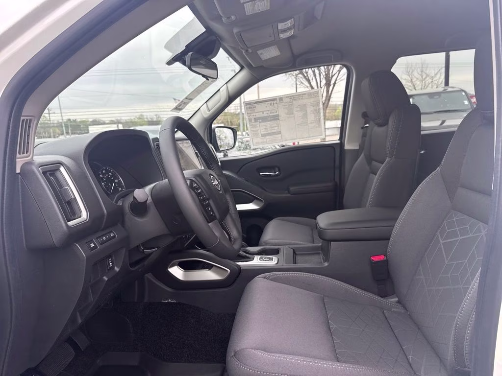 2026 Glacier White Nissan Frontier SV 4X4 Truck
