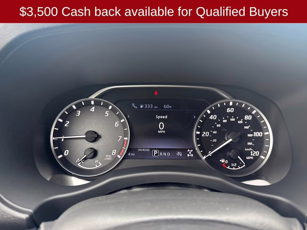 2026 Glacier White Nissan Frontier SV 4X4 Truck