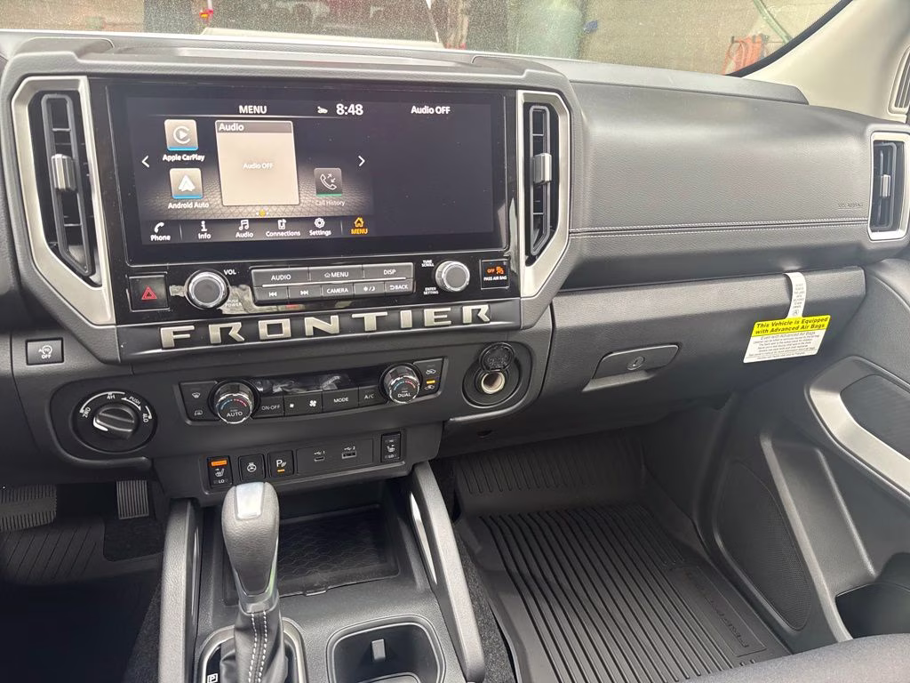 2026 Glacier White Nissan Frontier SV 4X4 Truck