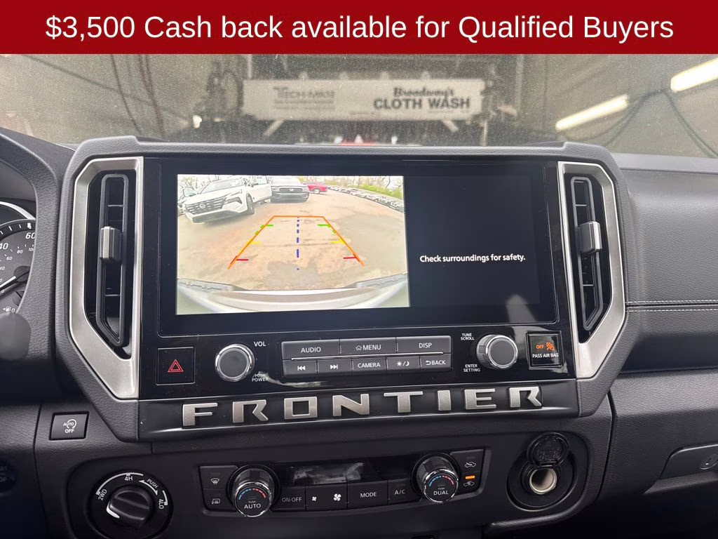 2026 Glacier White Nissan Frontier SV 4X4 Truck