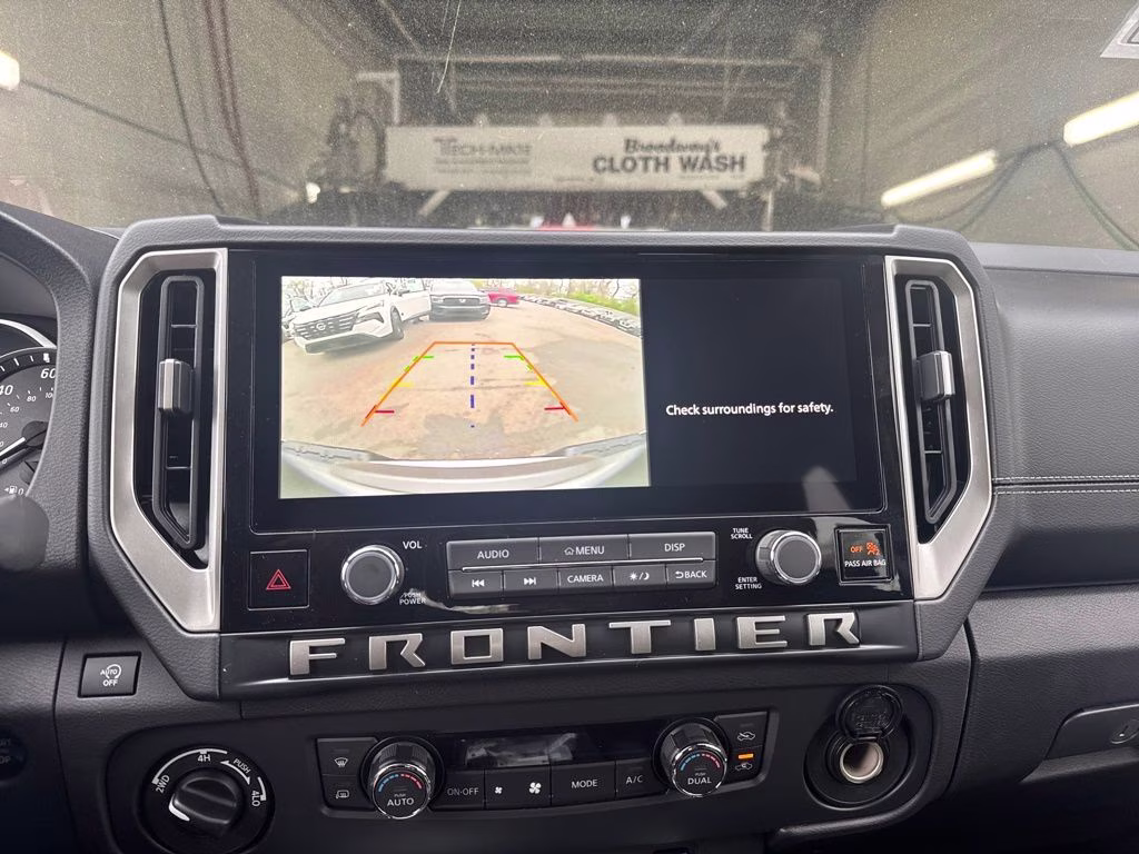 2026 Glacier White Nissan Frontier SV 4X4 Truck