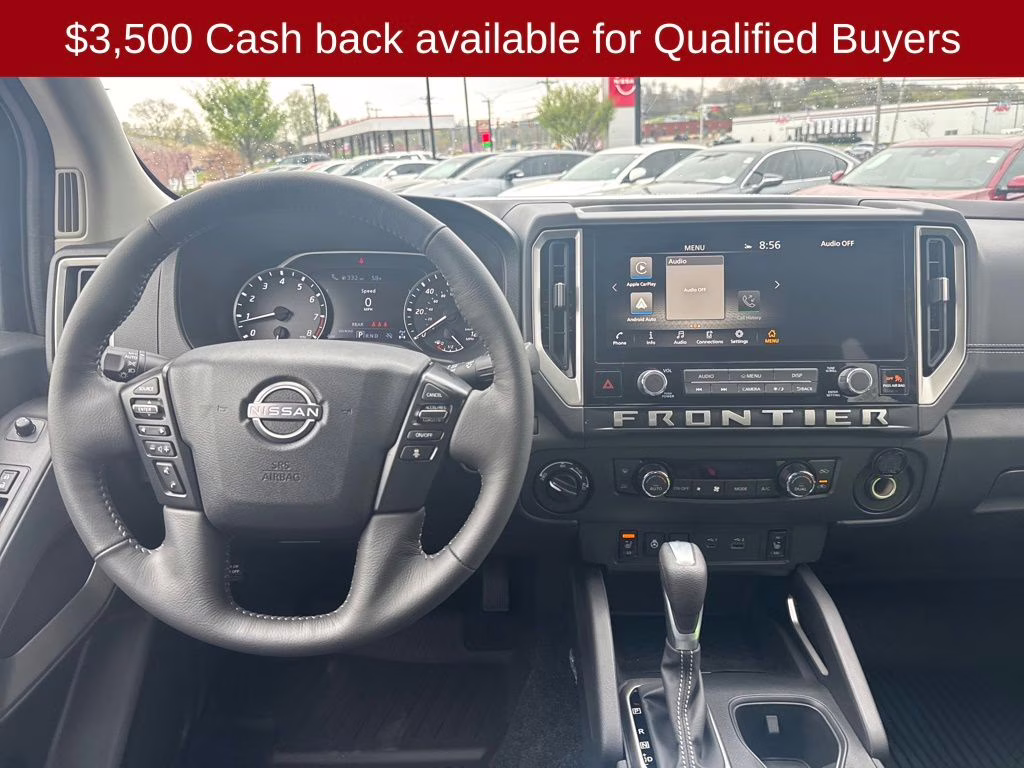 2026 Glacier White Nissan Frontier SV 4X4 Truck