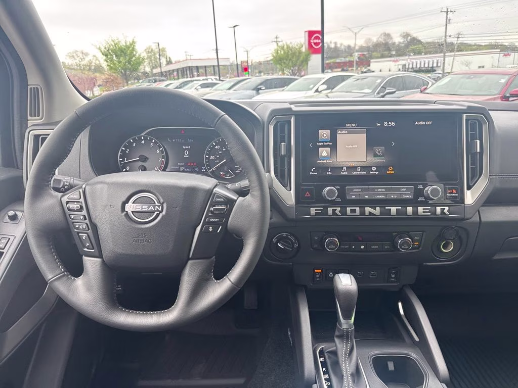 2026 Glacier White Nissan Frontier SV 4X4 Truck