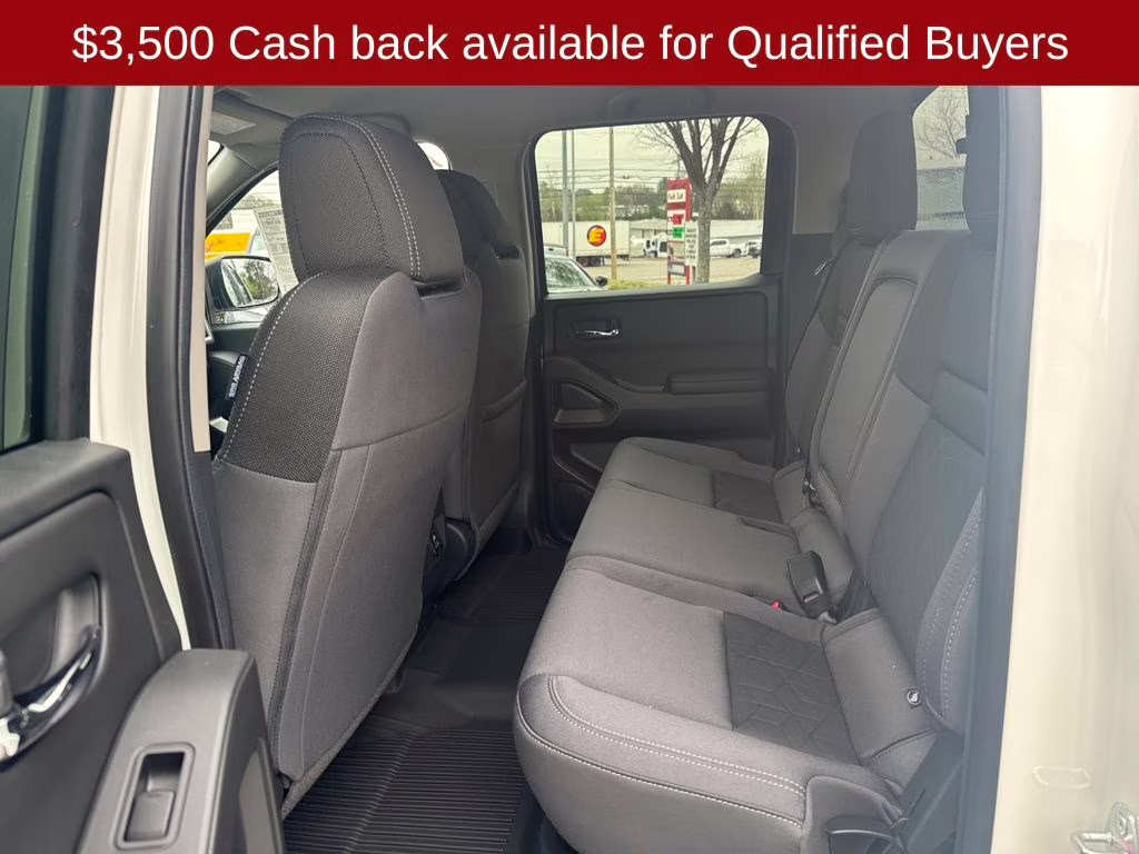 2026 Glacier White Nissan Frontier SV 4X4 Truck