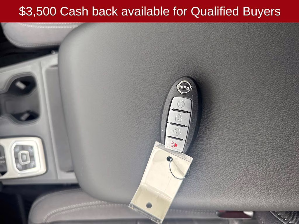 2026 Glacier White Nissan Frontier SV 4X4 Truck