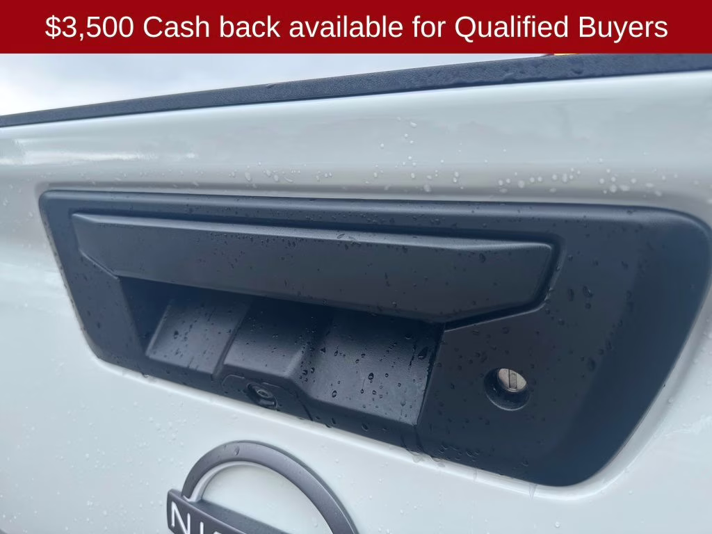 2026 Glacier White Nissan Frontier SV 4X4 Truck