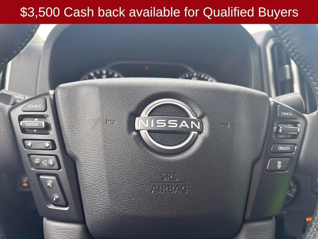 2026 Glacier White Nissan Frontier SV 4X4 Truck