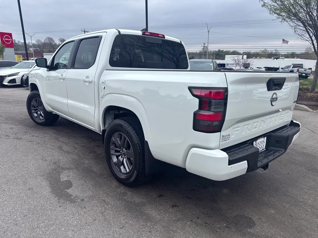 2026 Glacier White Nissan Frontier SV 4X4 Truck