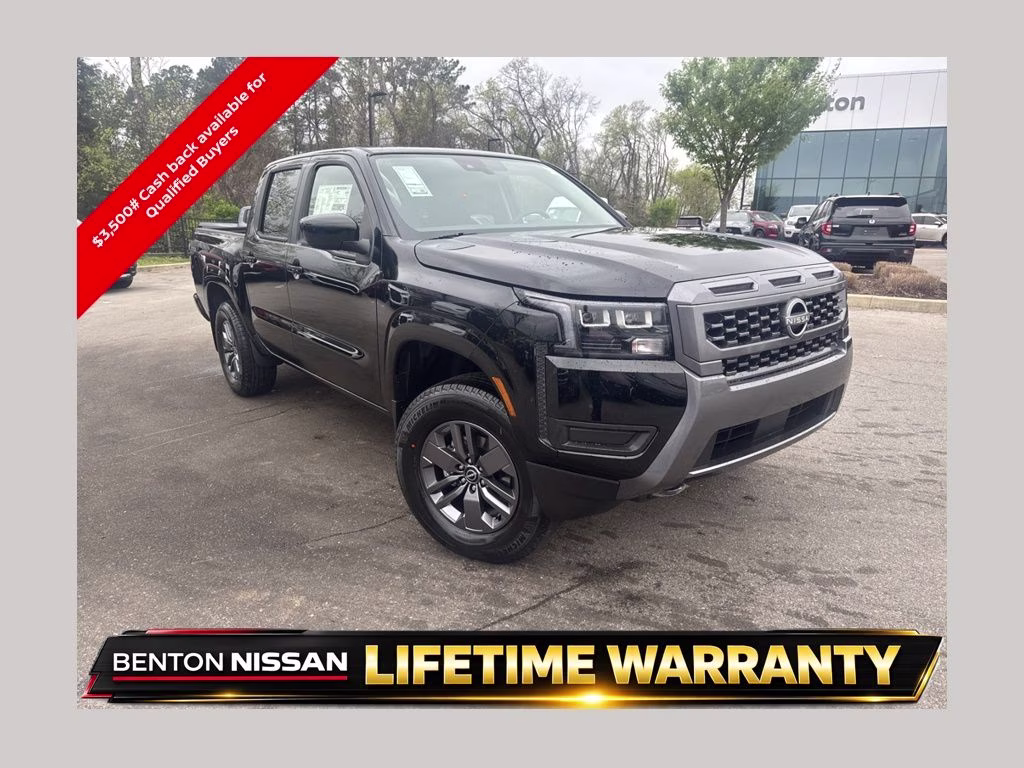 2026 Super Black Nissan Frontier SV 4X4 Truck