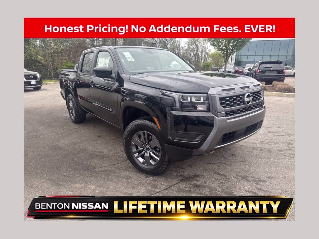 2026 Super Black Nissan Frontier SV 4X4 Truck