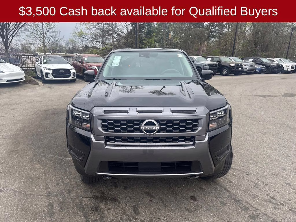 2026 Super Black Nissan Frontier SV 4X4 Truck