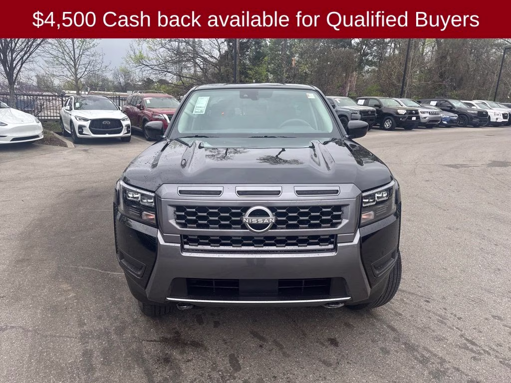 2026 Super Black Nissan Frontier SV 4X4 Truck