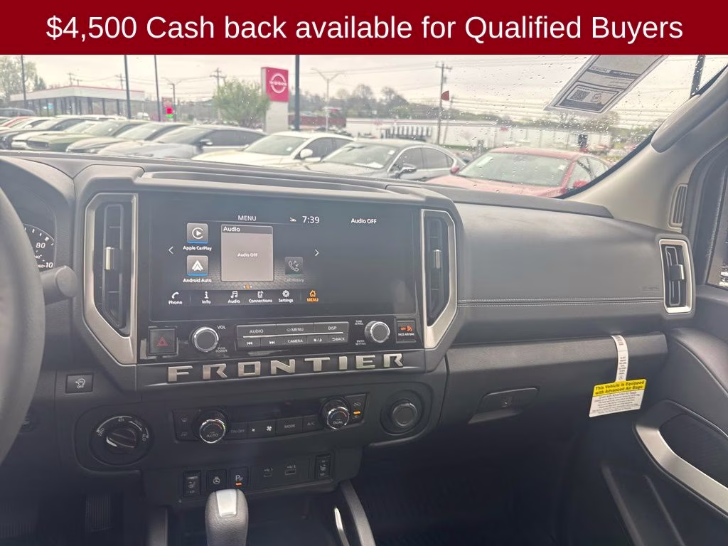2026 Super Black Nissan Frontier SV 4X4 Truck