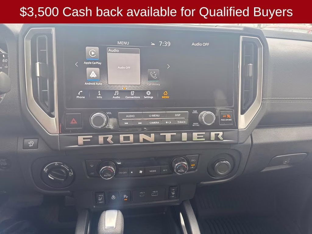 2026 Super Black Nissan Frontier SV 4X4 Truck