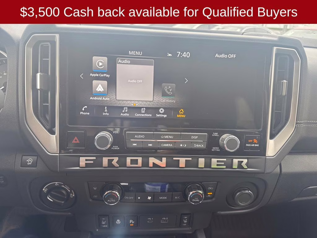 2026 Super Black Nissan Frontier SV 4X4 Truck