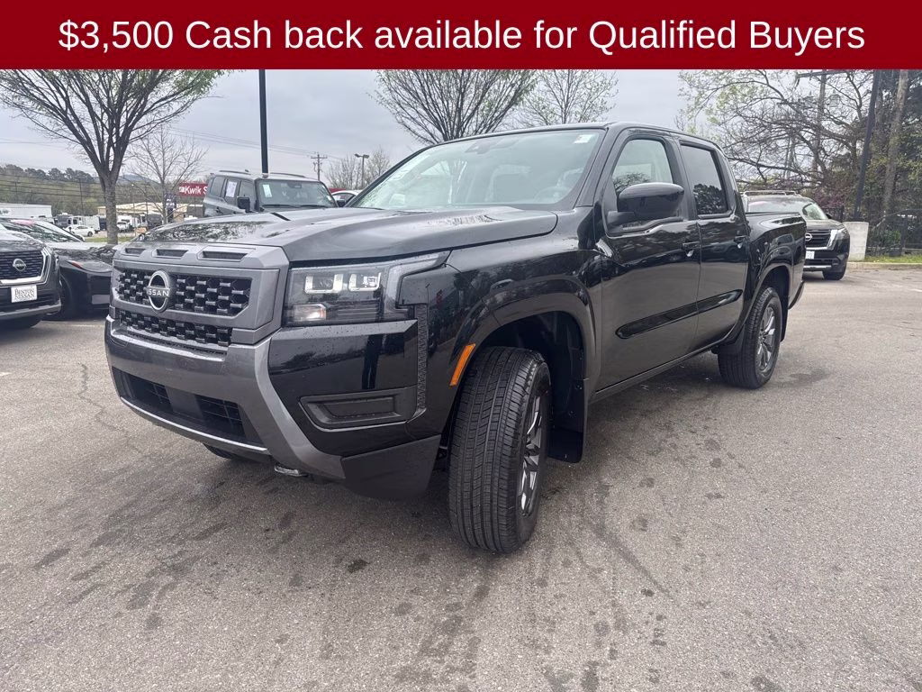 2026 Super Black Nissan Frontier SV 4X4 Truck