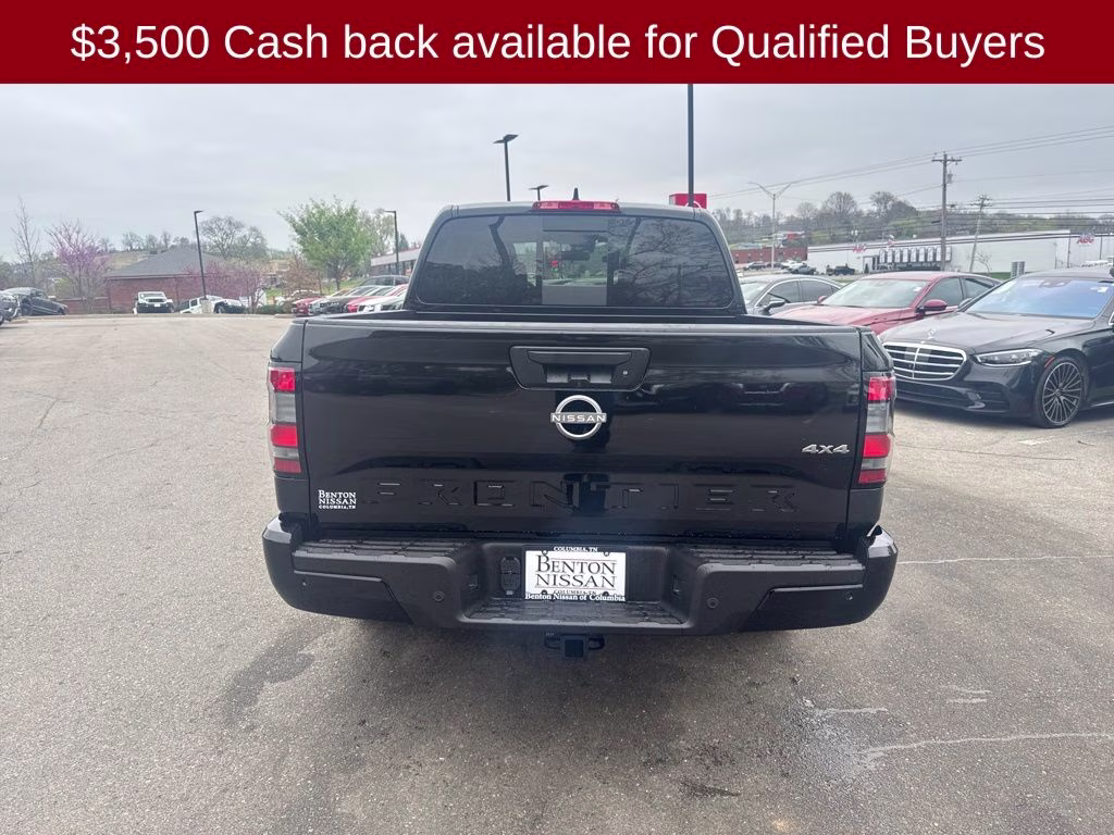 2026 Super Black Nissan Frontier SV 4X4 Truck