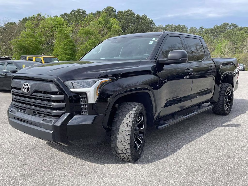 2024 Midnight Black Metallic Toyota Tundra SR 4X4 Truck