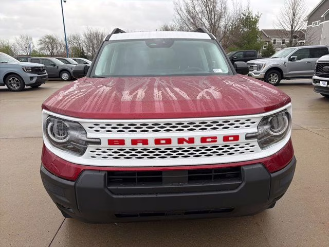 2026 Ruby Red Metallic Tinted Clearcoat Ford Bronco Sport Heritage 4X4 SUV