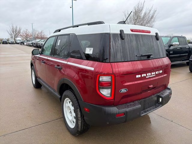 2026 Ruby Red Metallic Tinted Clearcoat Ford Bronco Sport Heritage 4X4 SUV