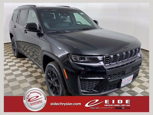 2026 Diamond Black Crystal Pearlcoat Jeep Grand Cherokee L Altitude 4X4 SUV