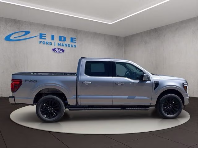 2026 Iconic Silver Metallic Ford F-150 Lariat Black Appearance 4X4 Truck