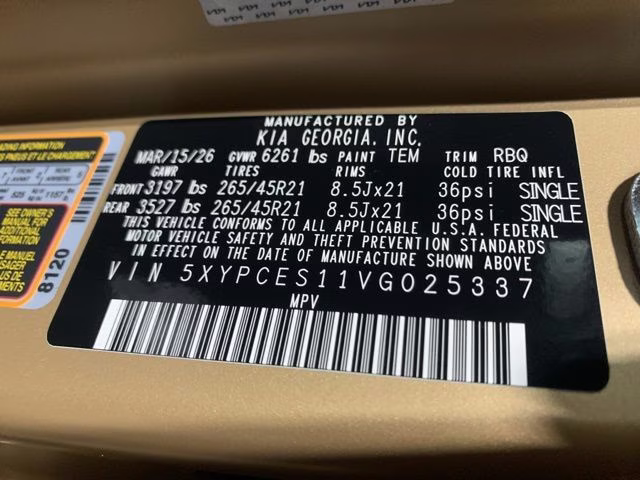 2027 Terrain Brown Matte Kia Telluride X-Line EX AWD SUV