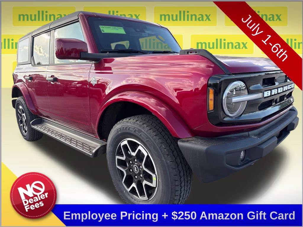 2026 Ruby Red Metallic Tinted Clearcoat Ford Bronco Outer Banks 4X4 SUV