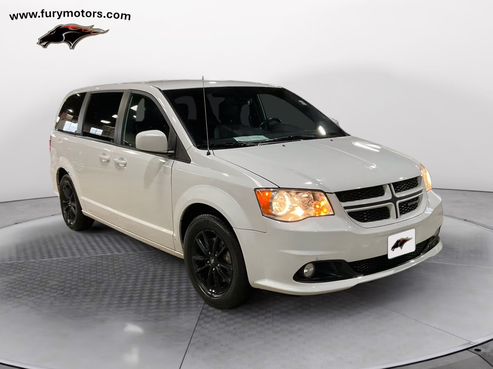 2019 White Knuckle Clearcoat Dodge Grand Caravan GT FWD Van