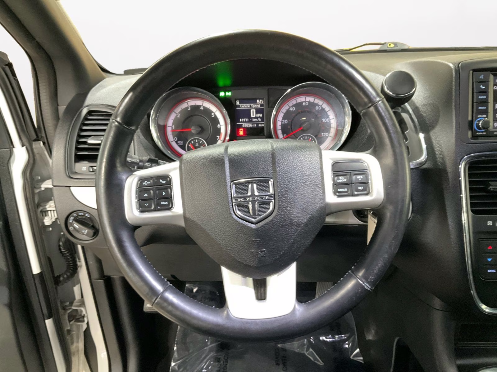 2019 White Knuckle Clearcoat Dodge Grand Caravan GT FWD Van