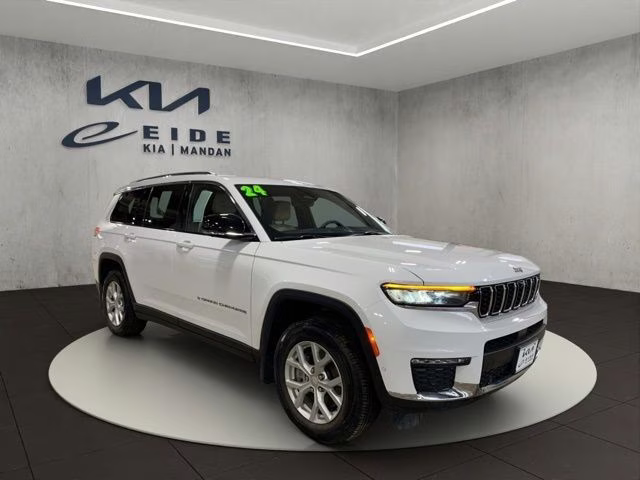2024 Bright White Clearcoat Jeep Grand Cherokee L Limited 4X4 SUV