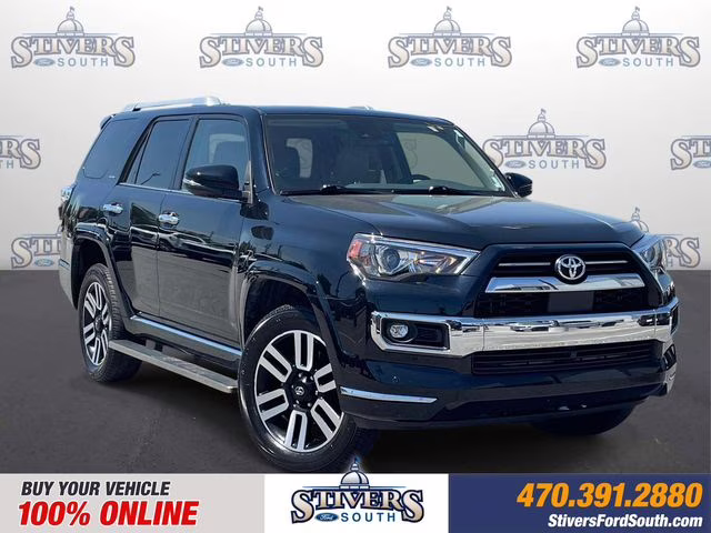 2023 Midnight Black Metallic Toyota 4Runner Limited 4X4 SUV